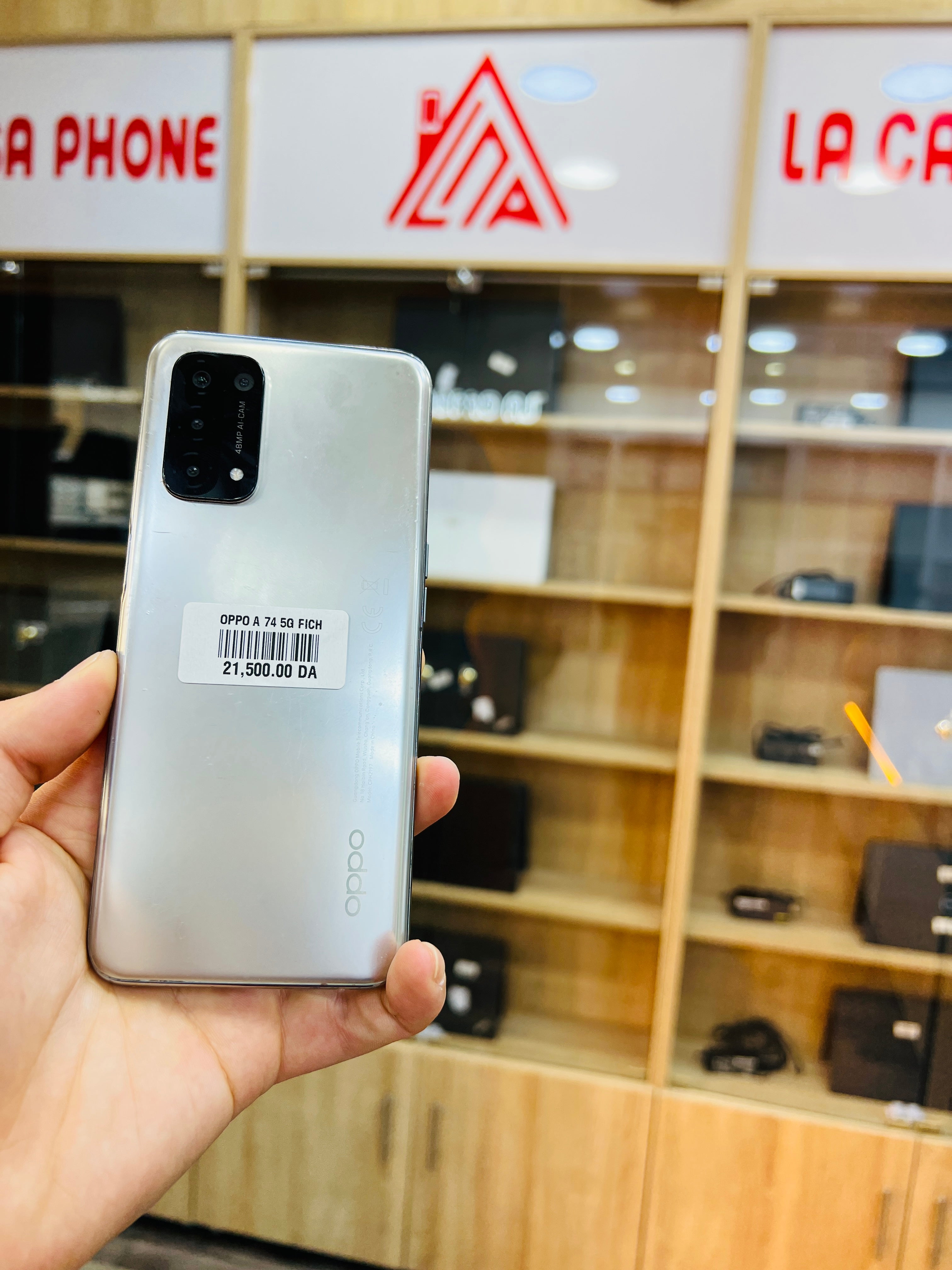 OPPO A74 5G AFICHEUR