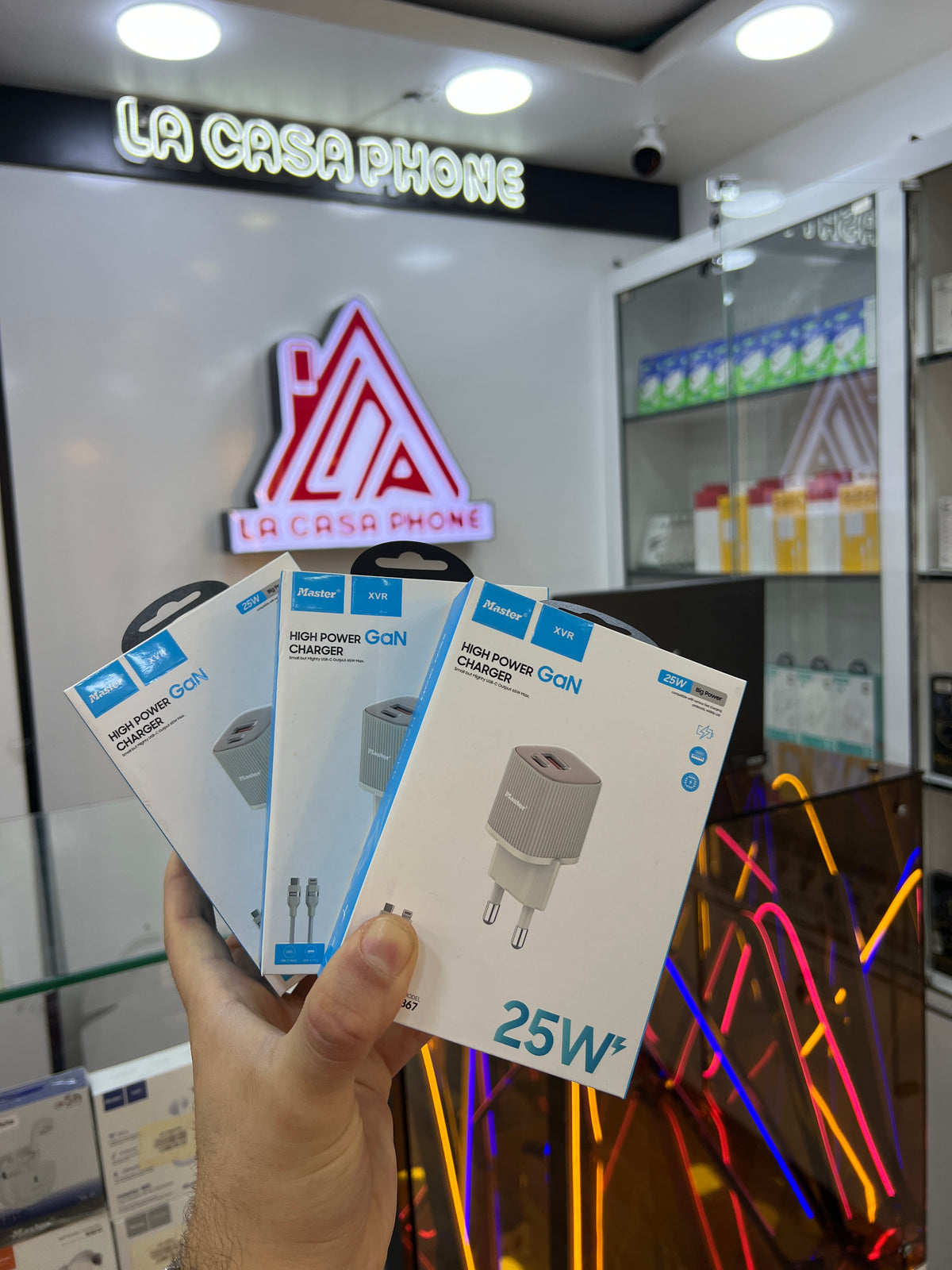 CHARGEUR IPHONE MASTER GAN 25W