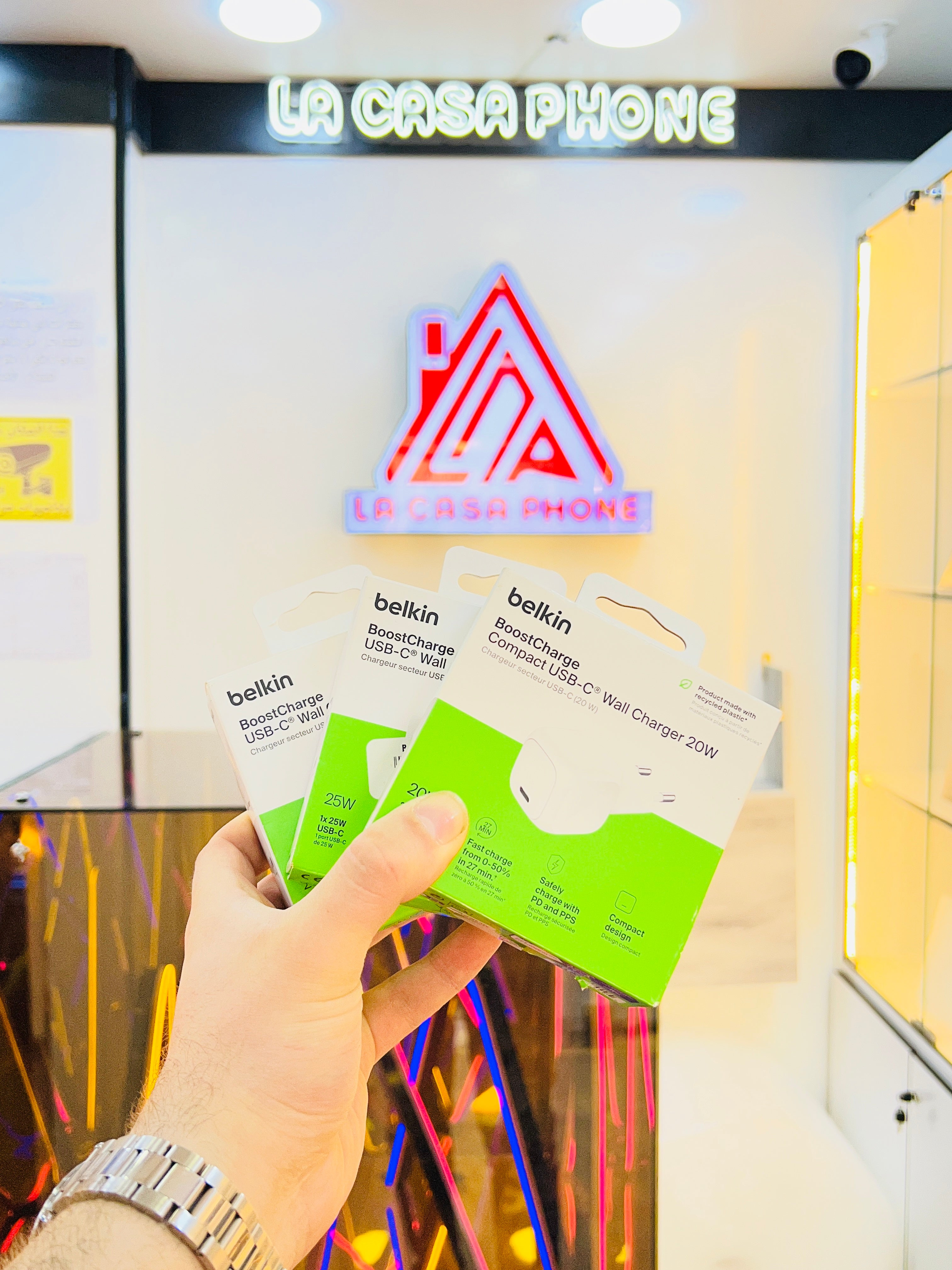 BOITE CHARGEUR BELKIN 20W